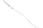 Cordon sifflet Elless nylon blanc 39cm