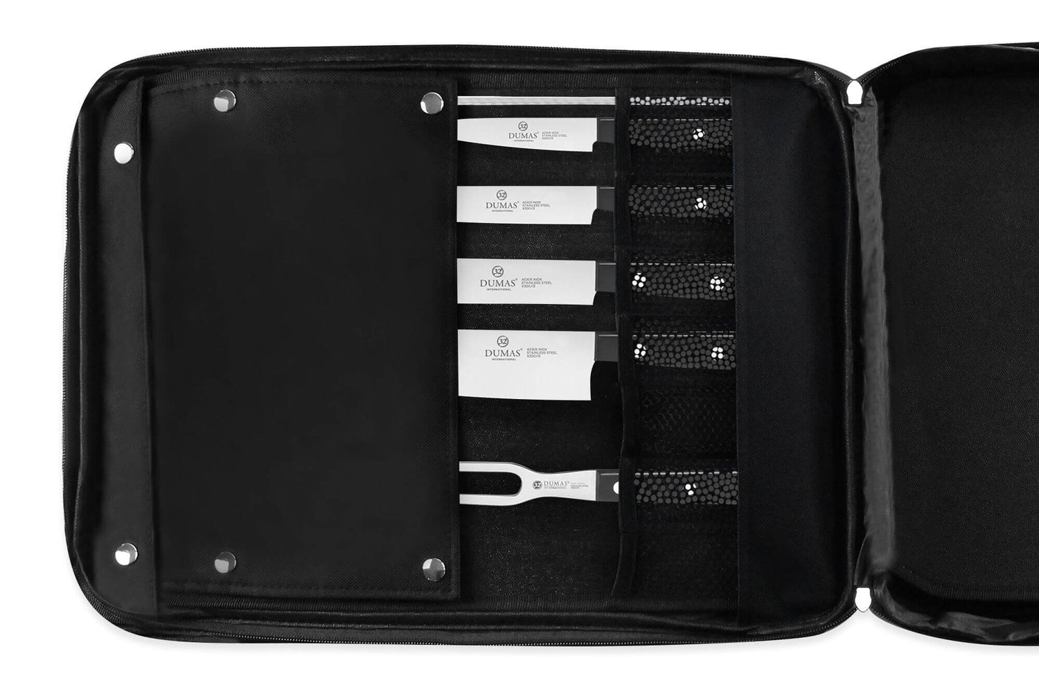 Sac spécial chef Sabatier 32 Dumas Cuisineco 4 couteaux + 14 ustensiles - Exclusivité