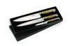 Coffret Güde 3 couteaux forgés Alpha Olive