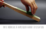Set stropping cuir de polissage japonais Suehiro 31cm + pâte abrasive