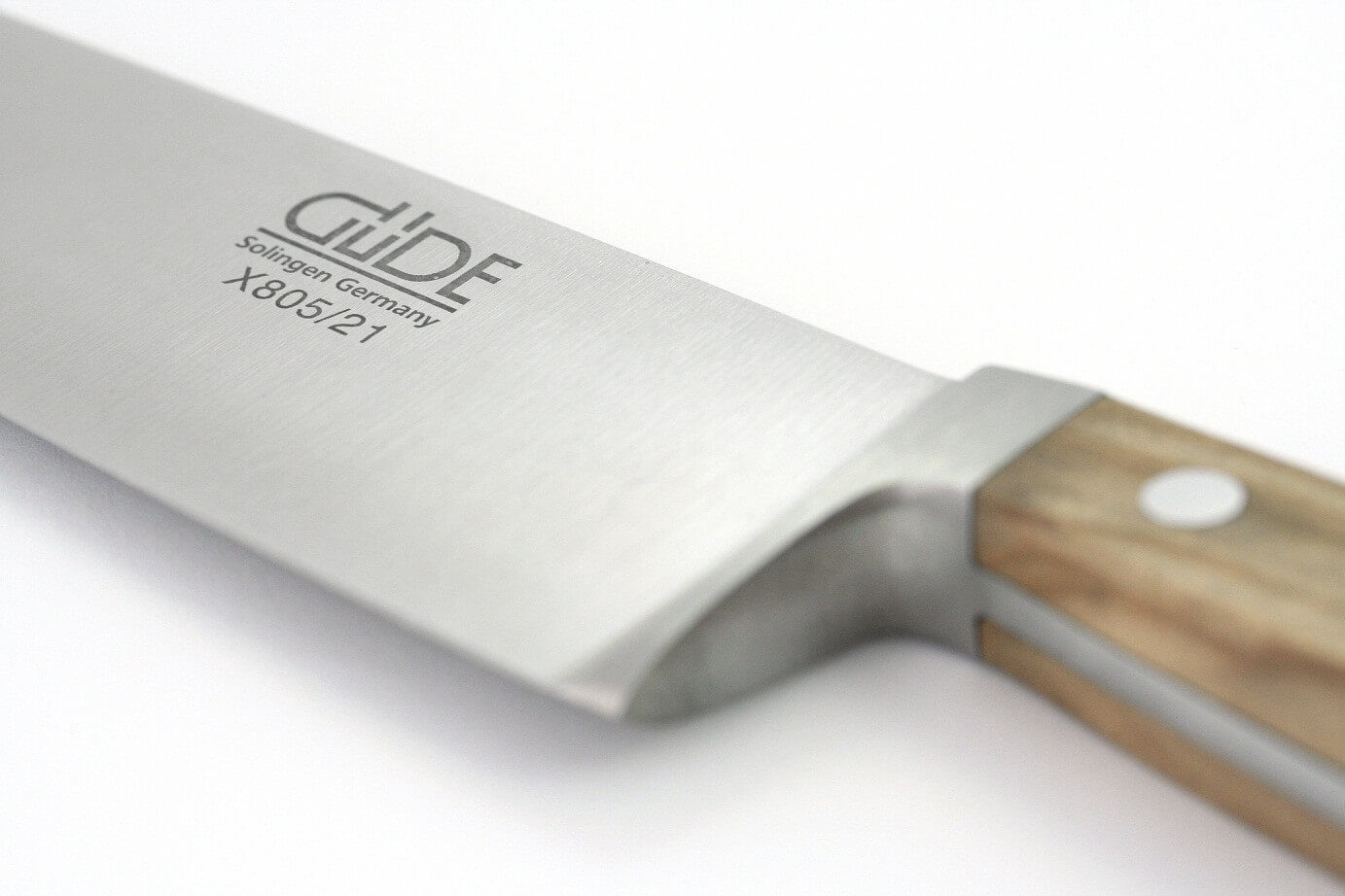 Coffret Güde 3 couteaux forgés Alpha Olive
