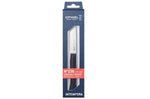 Couteau d'office Intempora Opinel n°226 lame crantée 10cm manche bleu marine