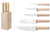 Bloc bois de hêtre 5 couteaux cuisine Opinel Parallèle spécial viande