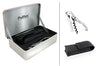Coffret tire bouchon Pulltex + étui + boite de rangement Chrome