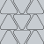 Texture Inox triangle arrondi