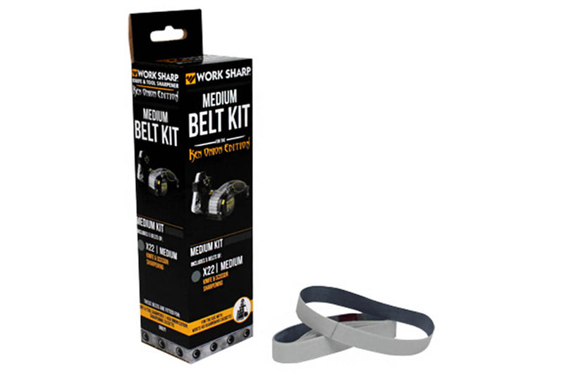 Kit de 5 courroies de remplacement X22 grain 1000 pour affûteuse Worksharp WSK1