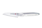 Couteau d'office japonais Global Sai S03R lame droite martelée 9cm