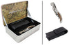 Coffret tire bouchon Pulltex + étui + boite de rangement Toledo bois de chêne