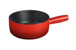 Caquelon savoyard Invicta en fonte émaillée rubis - 24cm