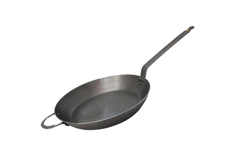Poêle à frire ronde De Buyer Minéral B Element en fer 32cm