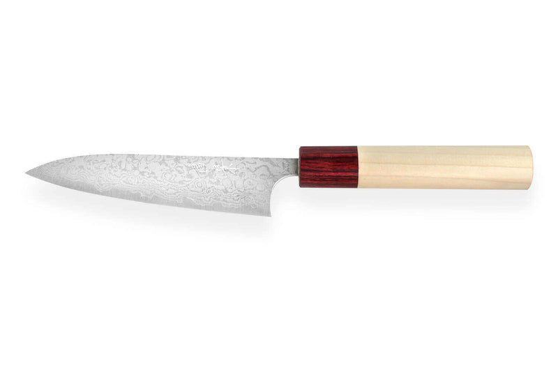 Couteau universel japonais artisanal Masakage Kiri 12cm damas 49 couches