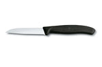 Couteau d'office Victorinox SwissClassic noir lame rabattue à dents 8cm