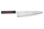 Couteau de chef japonais artisanal Takeshi Saji R2 Damas 24cm