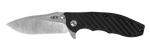 Couteau pliant Zero Tolerance ZT0562CF manche fibre de carbone et titanium 12,2cm