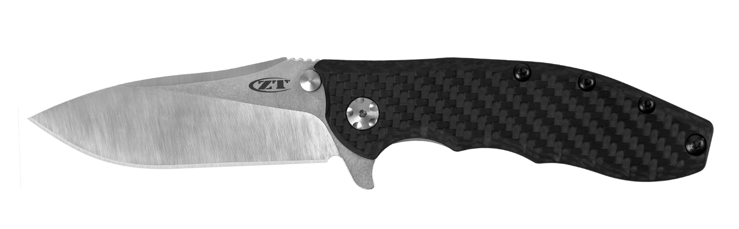 Couteau pliant Zero Tolerance ZT0562CF manche fibre de carbone et titanium 12,2cm