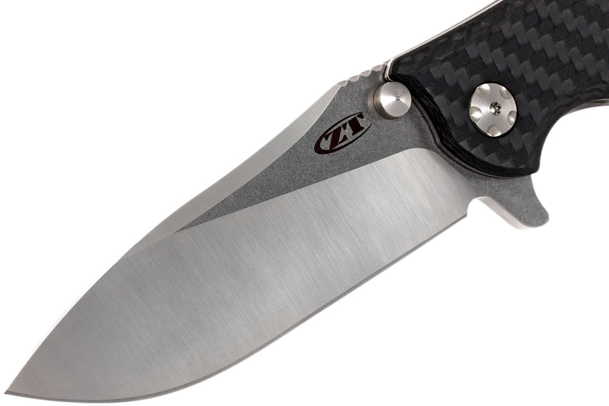 Couteau pliant Zero Tolerance ZT0562CF manche fibre de carbone et titanium 12,2cm