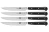 Coffret de 4 couteaux à steak Zwilling lames micro dentées 12cm