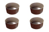 Set 4 moules à soufflés individuels Gobel anti-adhérent - Diamètre 8cm