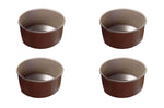 Set 4 moules à soufflés individuels Gobel anti-adhérent - Diamètre 8cm