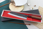 Couteau kiritsuke japonais artisanal Wusaki Yuzo BS2 21cm