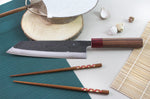Couteau kiritsuke japonais artisanal Wusaki Yuzo BS2 21cm