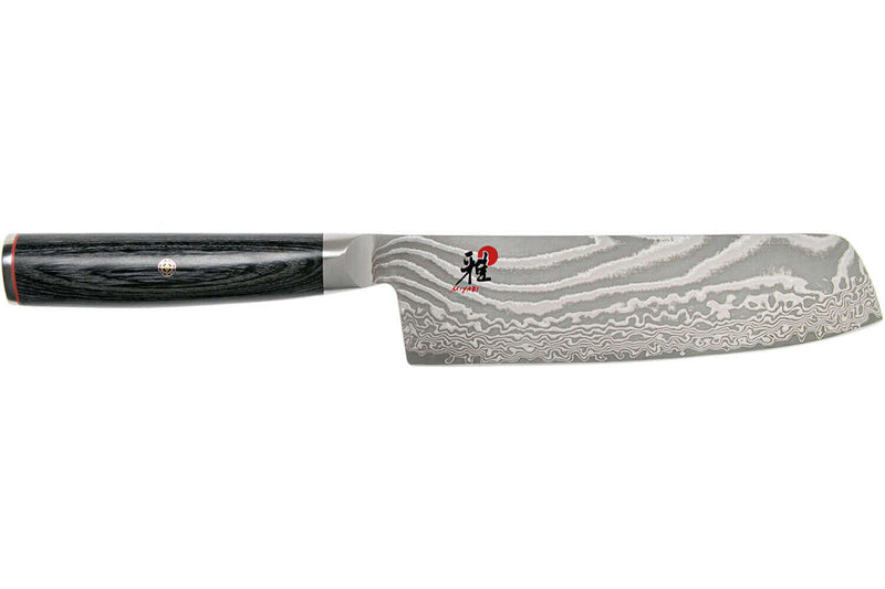 Couteau Nakiri japonais Miyabi 5000FCD lame 17cm damas 48 couches manche pakkawood