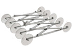 Rouleau multicoupe métal double 5 roulettes lisses et 5 roulettes cannelées acier inox