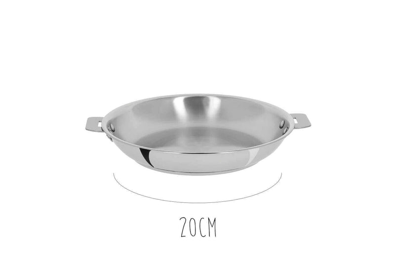 Poêle Cristel Casteline Amovible en inox - 20cm