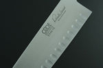 Couteau santoku alvéolé Güde Alpha Chêne 18cm en acier forgé