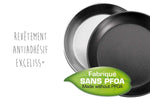 Poêle ovale antiadhérente Cristel Mutine Amovible Exceliss en inox 35cm