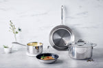 Faitout Beka Chef en inox avec couvercle