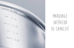 Faitout Beka Chef en inox avec couvercle