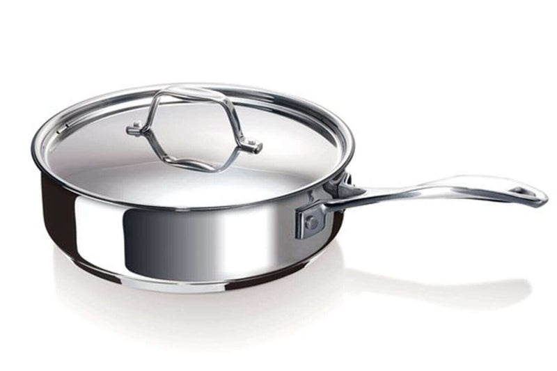 Sauteuse Beka Chef en inox avec couvercle 24cm