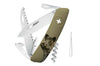 Couteau multifonction SWIZA D05 olive sanglier 12 fonctions 95mm