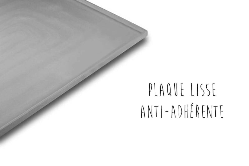 Plaque De Buyer Elastomoule en silicone lisse à rebord hauteur 10mm