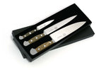 Coffret 3 couteaux forgés Güde Alpha Chêne
