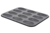 Plaque 12 madeleines De Buyer en acier anti-adhésif