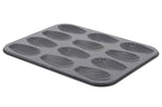Plaque 12 madeleines De Buyer en acier anti-adhésif