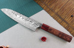 Couteau de chef japonais artisanal Yoshimi Kato 18cm SG2 Damascus