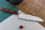 Couteau de chef japonais artisanal Yoshimi Kato 18cm SG2 Damascus