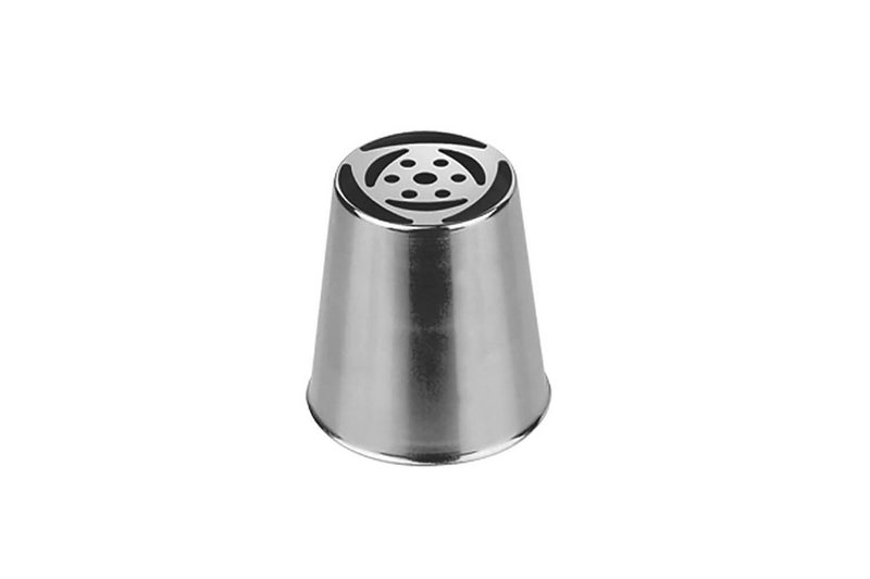 Douille russe à fleurs De Buyer inox - Décor fleur n°244