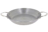 Poêle à Paëlla De Buyer Mineral B Element en fer 2 anses inox rivetées 32cm
