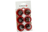 Coffret 6 douilles De Buyer Classic en Tritan unies et cannelées