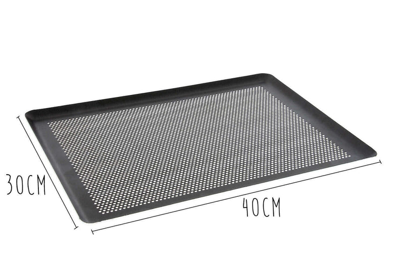 Plaque perforée anti-adhésive De Buyer en aluminium - 40 x 30 cm