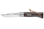 Couteau Opinel N°08 Baroudeur lame 8,5cm manche brun noir