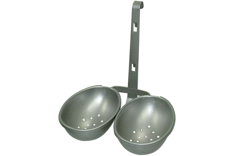 Pocheuse à oeuf double tout inox