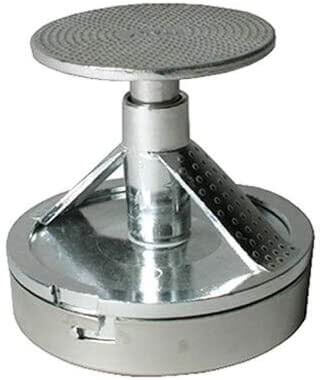 Presse-hamburger avec poussoir inox et fonte d'alu - Diamètre 10cm