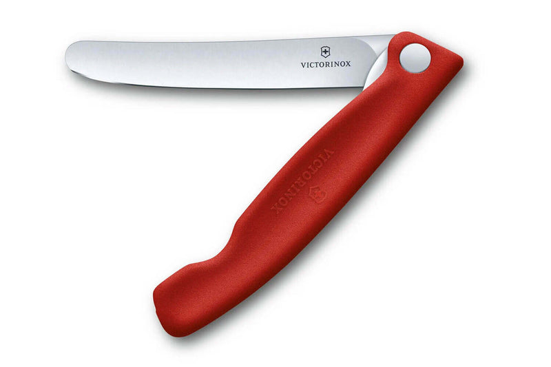 Couteau d'office pliant Victorinox Swissclassic lame lisse - Rouge