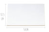 Planche à découper polyéthylène blanc HD500 avec pieds 53x32,5cm