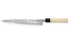 Couteau sujihiki japonais artisanal Masakage Shimo 27cm Shirogami
